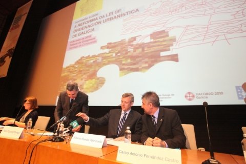 Inauguraci&oacute;n - Santiago - Novas xornadas sobre a reforma da Lei de ordenación urbanística de Galicia
